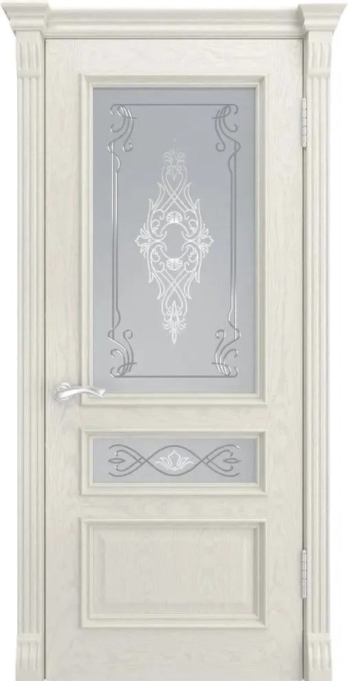 Фото Межкомнатная дверь ГЕРА-2 (Дуб RAL 9010, до, 900x2000)