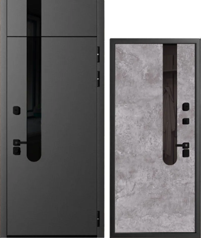 Фото Титан Дорс Термо Оберег-Новый Город Графит DIS007214