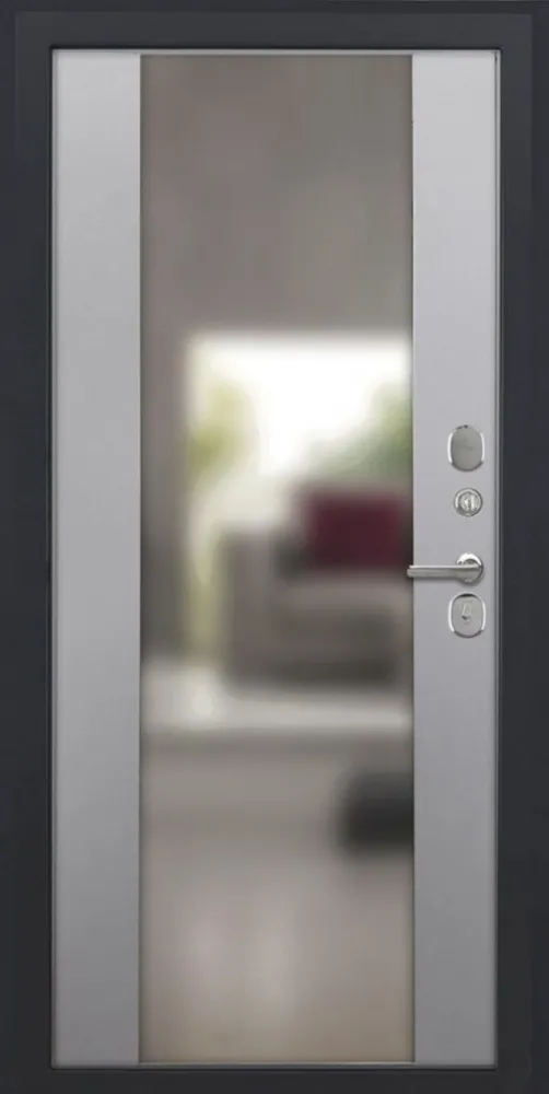 Товар Дверь ДвериПРО Росна Алиса (16мм, ПВХ Софт грей, зеркало) DPRO222025